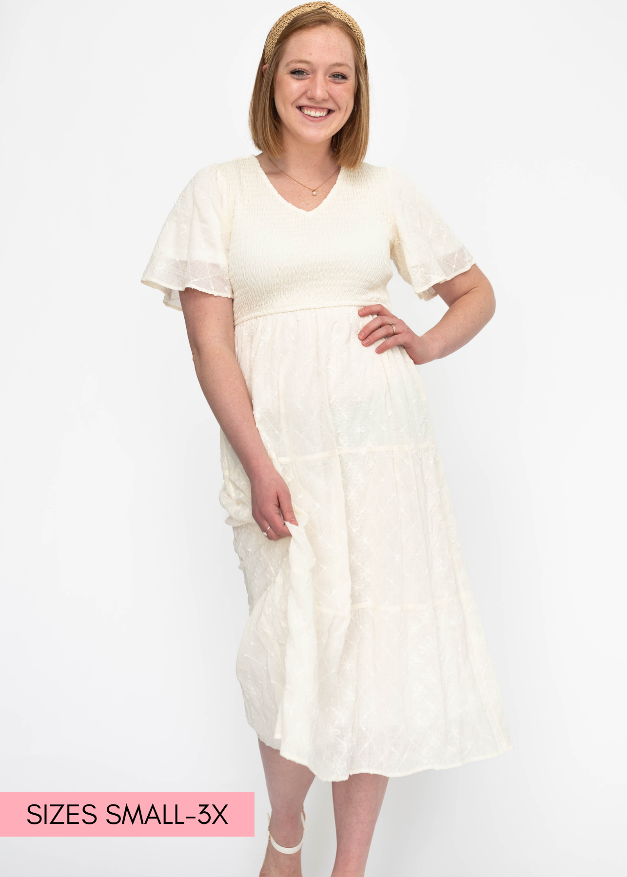 Cream dress