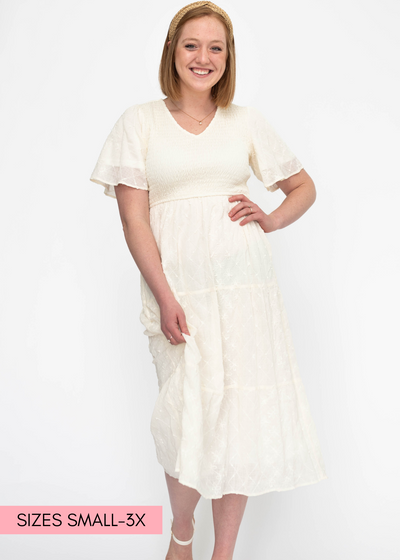 Cream dress
