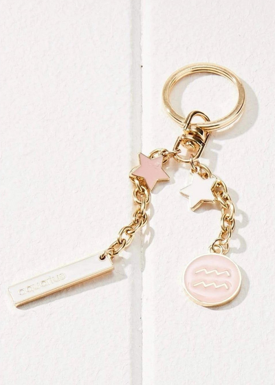 Wiruna Zodiac Enamel Keychain