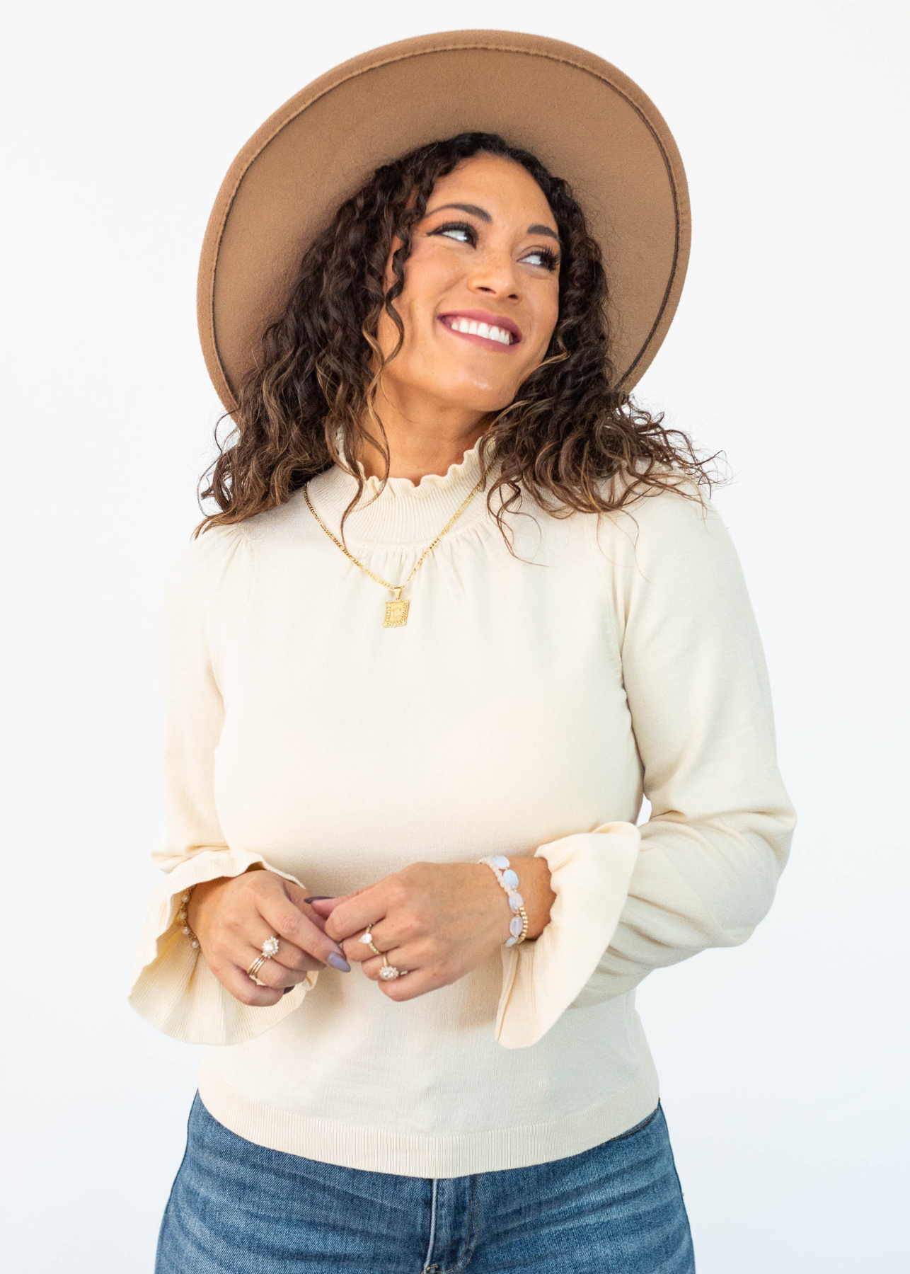 Eleni Ivory Sweater