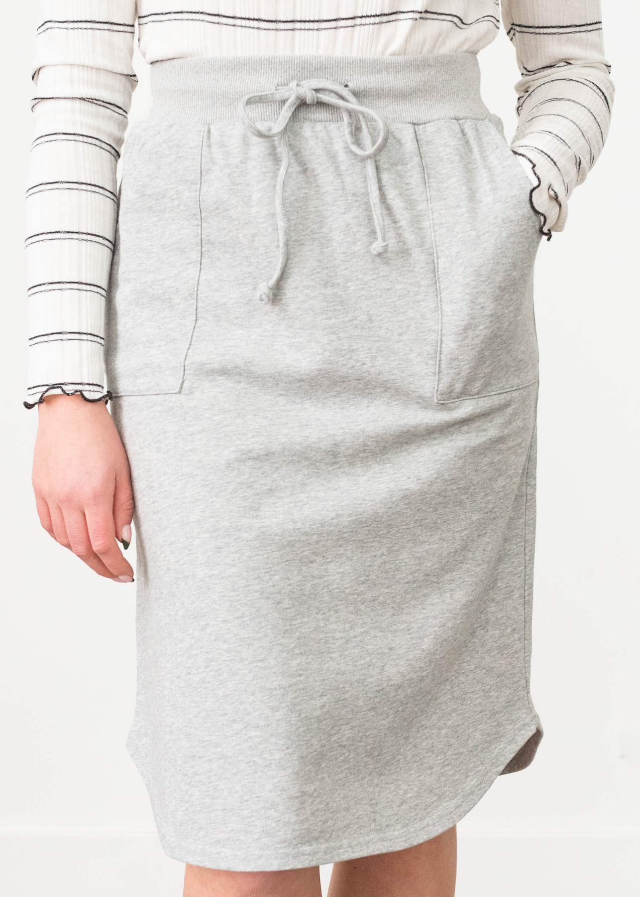 Livia Heather Grey Skirt