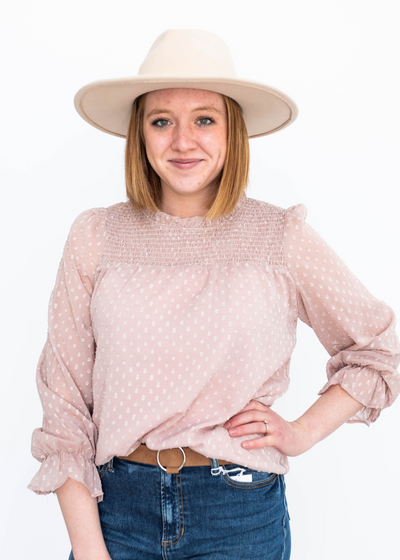 Dusty pink top